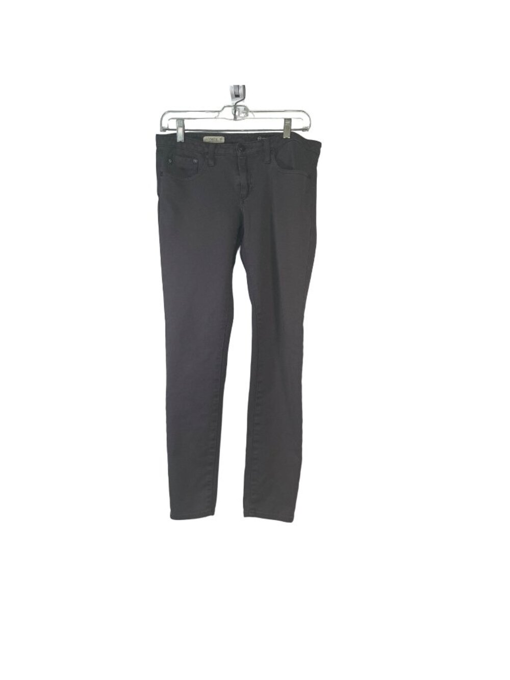 Adriano Goldschmied Size 28R  Legging Super Skinny Charcoal Gray Stretch Denim